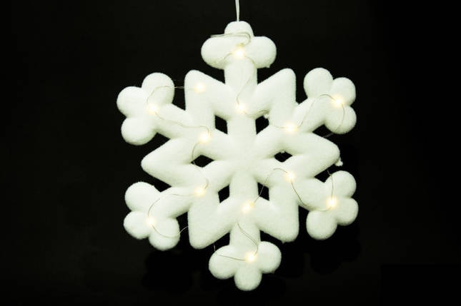 Новорічний декор "Сніжинка" з Led-підсвіткою, фото 1