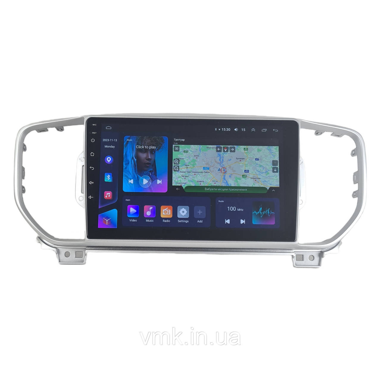 Андроїд Автомагнітола KIA Sportage 2016-2018 ТОП платформа 7862 8 ядер 4G DSP CarPlay Android QLED