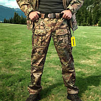 Тактические штаны «Ягуар» soft-shell мультикам , Военные штаны мультикам для военнослужащих