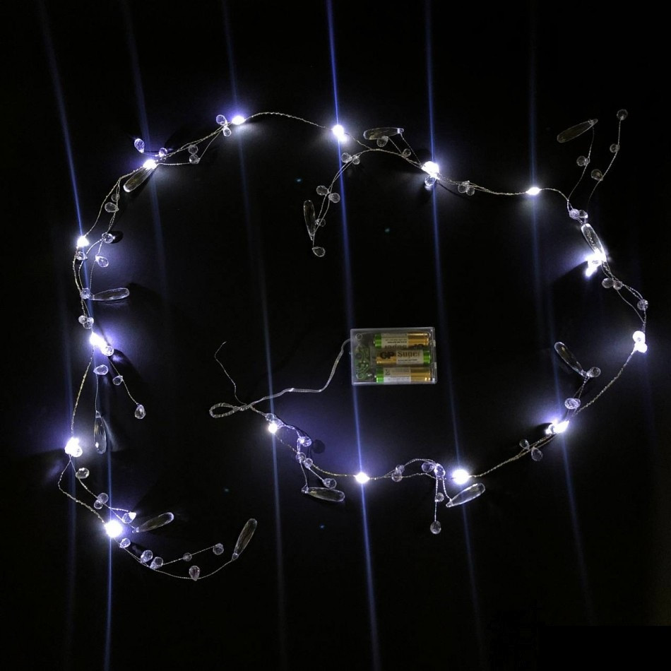 Гірлянда новорічна на батарейках LED світлодіодна #1