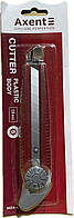 Ніж канцелярський Axent 6604 з металевими направляючими лезо 18 мм