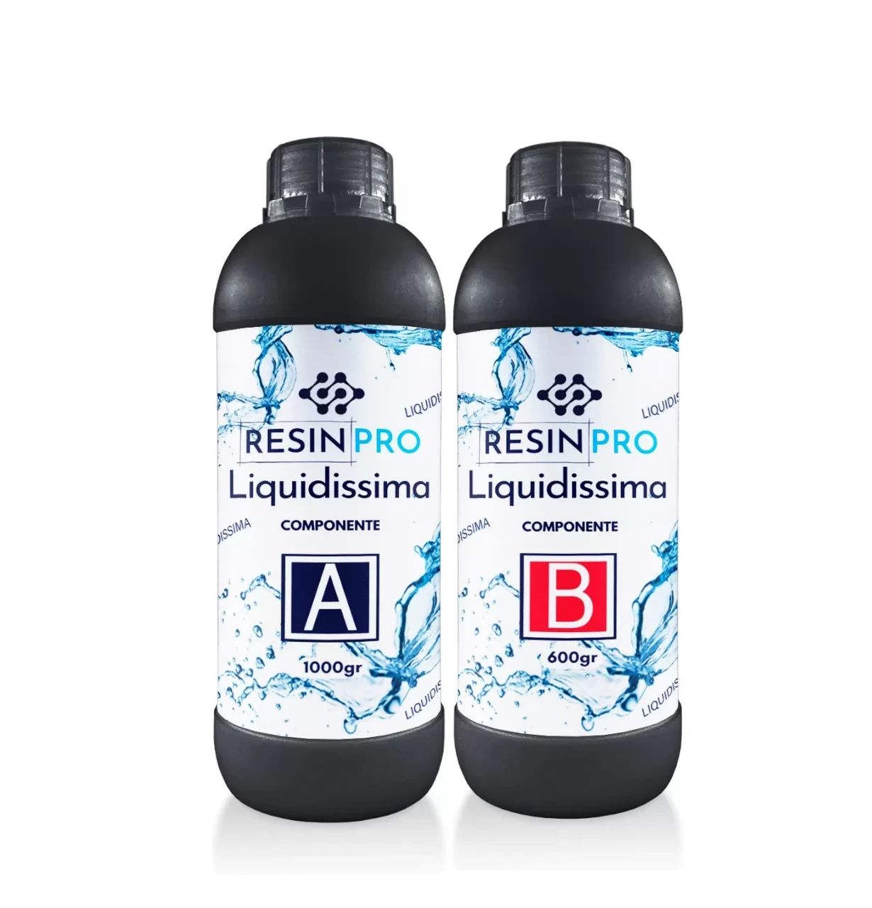 Ультрарідка прозора смола для молдів Liquidissima (Італія), низькореактивна, для середніх виробів. Уп. 320 г