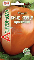 Семена Томат индетерминантный Воловье(Бычье) Сердце оранжевое 30 семян Riva