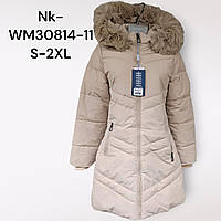 Женская утепленная куртка оптом, S-2XL рр.,  № Nk-WM30814-11
