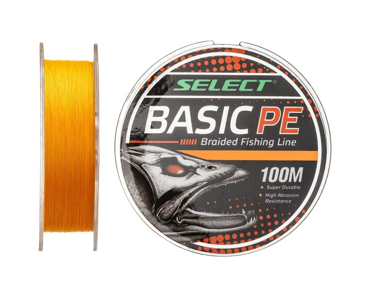 Шнур Select Basic PE 100м (оранж.) #1/0,14мм