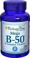 Витамин В-50 комплекс Puritan's Pride (Vitamin B-50 Complex) 250 капсул