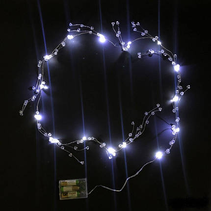 Гірлянда новорічна на батарейках LED світлодіодна #2, фото 1