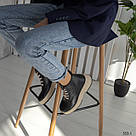 Жіночі зимові черевики чорного кольору, фото 5