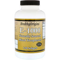 Витамин E Healthy Origins (Vitamin E) 1000 МЕ 120 капсул