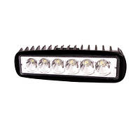 Фара рабочего света WLP-18RT2 SPOT 6Led*3W  10-30V 18W 6000K