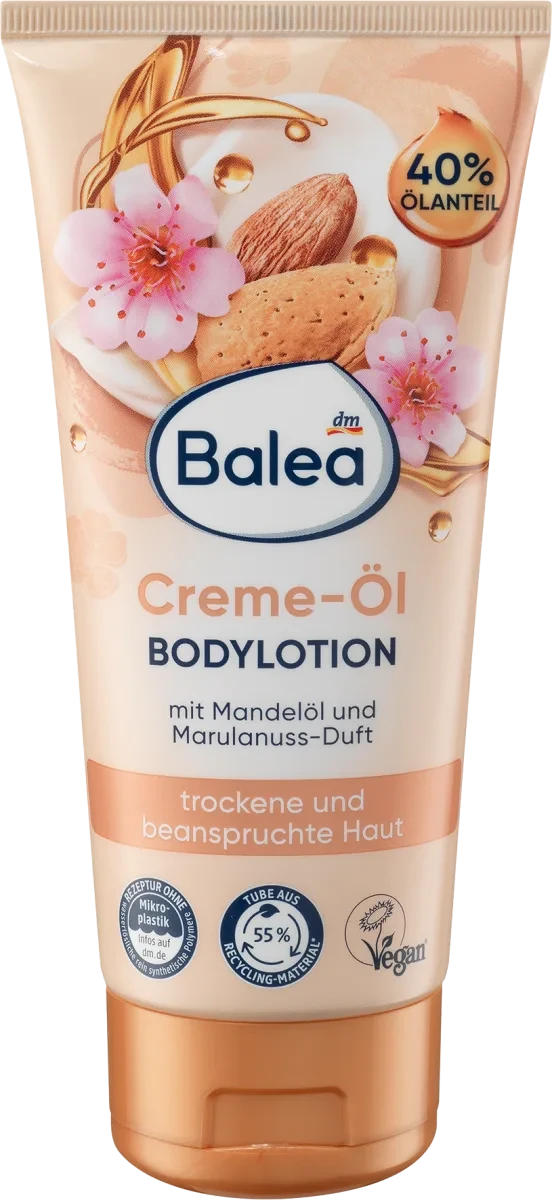 Крем-лосьйон для тіла Balea Mandelöl & Marulanuss-Duft, 200 ml