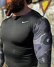 Чоловічий компресійний костюм Nike 5в1: Рашгард, шорти, легінси, футболка, худі. Комплект компресійний, фото 6