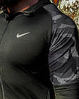 Чоловічий компресійний костюм Nike 5в1: Рашгард, шорти, легінси, футболка, худі. Комплект компресійний, фото 3