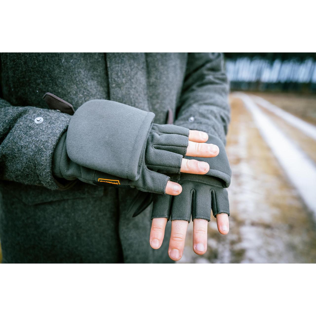 Перчатки рукавиці Decathlon Mitt Softshell 500 Green розм.2XL/3XL,L/XL,S/M