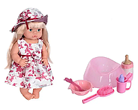 Детская Кукла пупс Сестричка Валюша интерактивная функциональна говорящая игрушка для детей