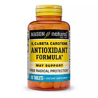 Антиоксиданты с витамином A витамином E и витамином C Mason Natural (Vitamin E C & Beta Carotene) 60 таблеток