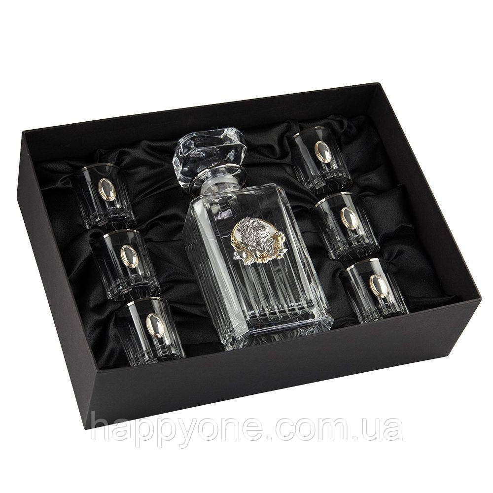 Набір для алкоголю «Leon» Boss Crystal (графин + 6 стопок)