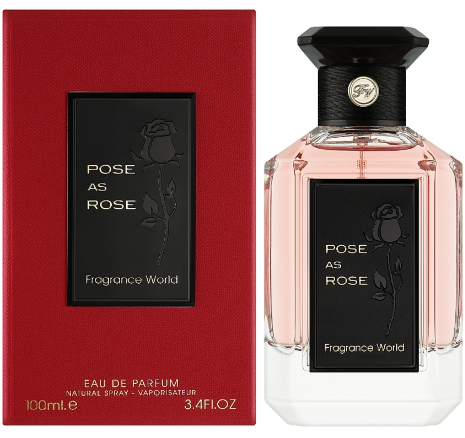 Fragrance World Pose As Rose Парфюмированная вода, 100 мл