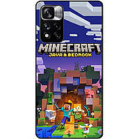 Силіконовий чохол бампер для Xiaomi Redmi Note 11 Pro Plus 5G з картинкою Майнкрафт Minecraft