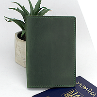 Обкладинка на паспорт шкіряна HandyCover HC0073 зелена