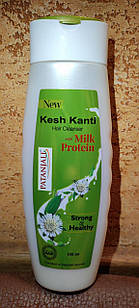 Шампунь з молочним протеїном Hair Cleanser Milk protein Патанджалі аюрведа Kesh Kanti Patanjali 180 мл