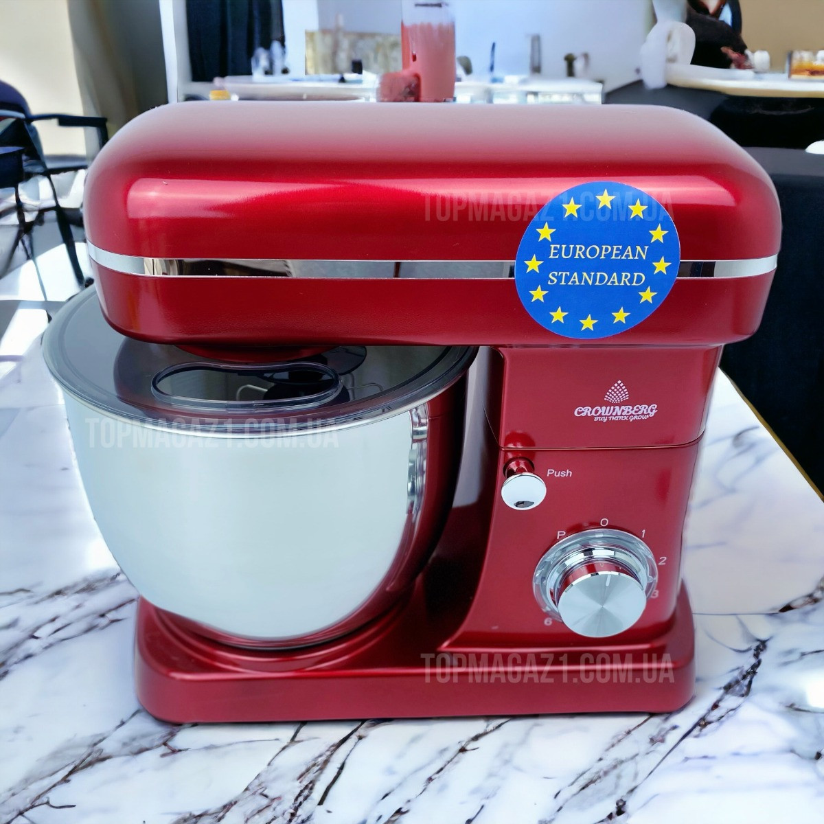 Тістоміс Crownberg 2200 Вт. Німецька якість. Планетарний міксер для дому.