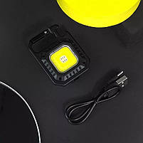 Акумуляторний LED ліхтарик W5138 з Type-C (7 режимів, карабін, викрутки), фото 5