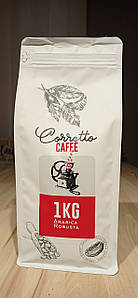 Кава натуральна в зернах Coretto Caffe 80% арабіки 20% робусти 1 кг
