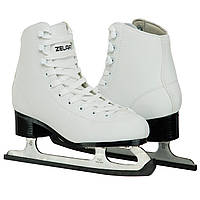 Коньки фигурные белые Zelart Ice Skate 0888 размер 36 White