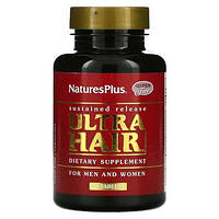 Витамины для роста и оздоровления волос для мужчин и женщин Natures Plus (Ultra Hair) 60 таблеток
