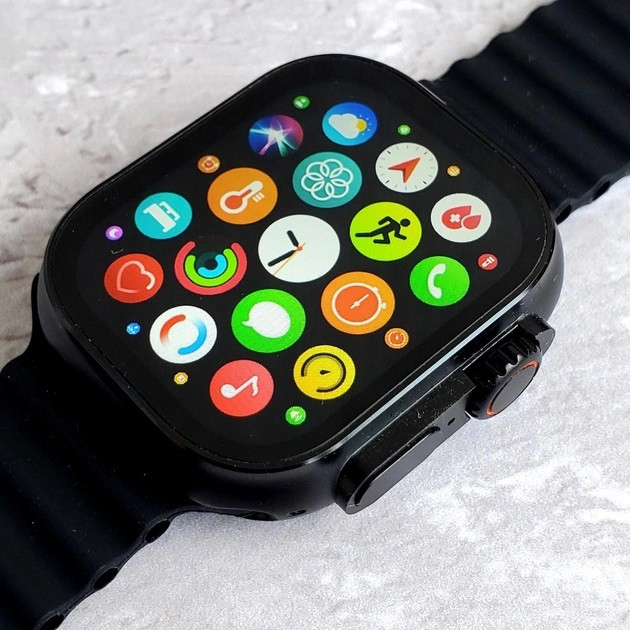 Умные смарт часы Smart Watch HW9 Ulta Max 49 mm AMOLED с функцией звонка Черные - фото 7 - id-p2027360862