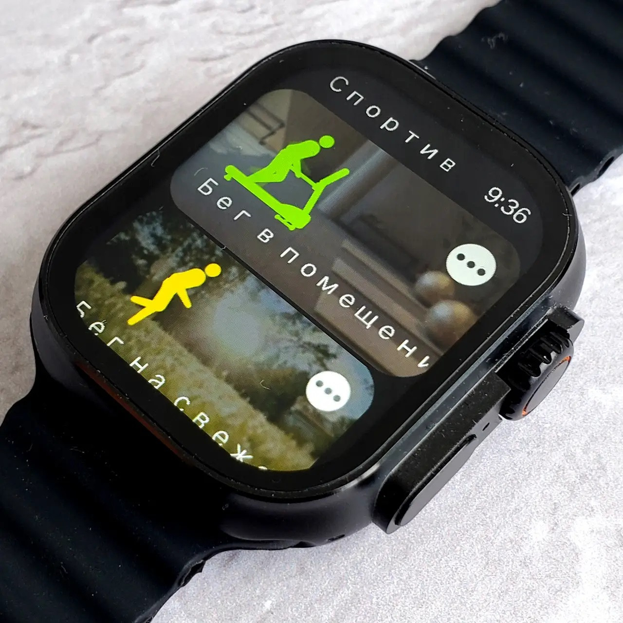 Умные смарт часы Smart Watch HW9 Ulta Max 49 mm AMOLED с функцией звонка Черные - фото 9 - id-p2027360862