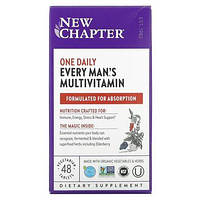 Мультивитамины для мужчин «одна таблетка в день», Men's Multivitamin, Every Man's One Daily, New Chapter, 48