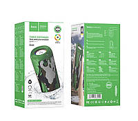 Портативна колонка з підсвіткою HOCO Artistic sports BT speaker BS48 IPX5 TWS/AUX/USB/TF/FM Camouflage-Green