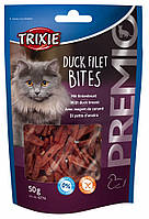 Trixie TX-42716 PREMIO Duck Filet Bites 50г - лакомство с утиной грудкой для кошек