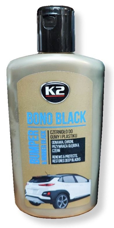Поліроль для пластику та гуми К2 Bono Black 500мл, фото 1