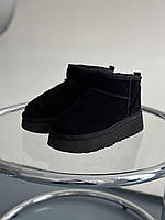 Ugg Ultra Mini Platform Black Чорні Угги