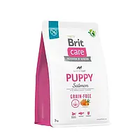 Brit Care Grain-free Puppy Salmon беззерновий корм для цуценят всіх порід із лососем, 3 кг