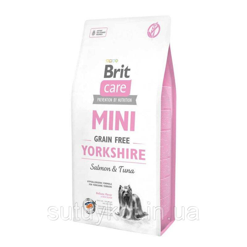 Brit Care Mini Yorkshire (Бріт кеа міні йорк) корм для йоркширських тер'єрів (лосось), 2 кг.
