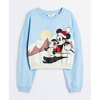 Дитячий джемпер світшот Mickey Mouse H&M на дівчинку підлітка р.146/152 - 10-12 років, 54001