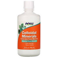 Коллоидные минералы Now Foods (Colloidal Minerals) 946 мл