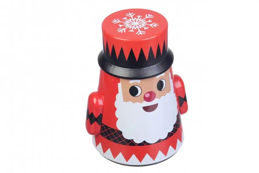 Коробка жерстяна для новорічних подарунків "Санта" (14 см)