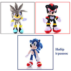 Набір м'яких іграшок Сонік Sonic the Hedgehog