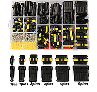 Комплект 708 разъемов и гнезд 1-6PIN (папа-мама) водонепроницаемые коннекторы IP68