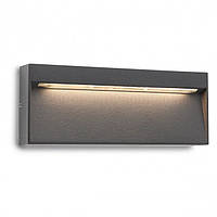 Бра вуличне EVEN AP M LED SMD 6W IP54 DG 3000K (SQ) (5.1.2) Redo 9153