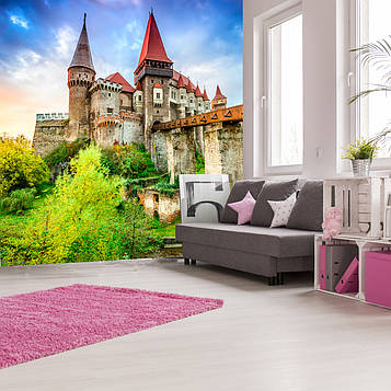 Красиві Замки Фотошпалери "Барвистий замок в Європі"