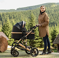 Універсальна коляска трансформер 2в1 Ninos Freelander BLACK