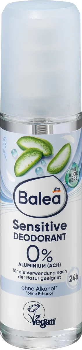 Дезодорант - антиперспірант Balea Sensitive mit Aloe Vera, 75 мл