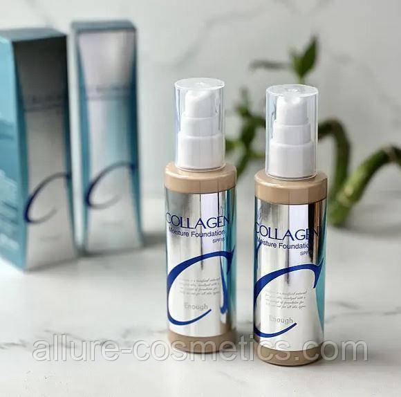 Зволожуючий тональний крем з колагеном Enough Collagen Moisture Foundation 23 Оригінал!