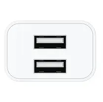 Мережевий зарядний пристрій HAVIT 2USB 5V/2.1А White HV-UC1004, фото 3